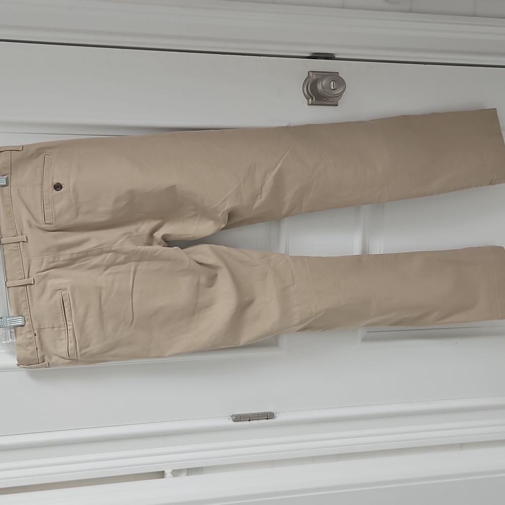 J. Crew Straight Fit Flex Straight Khaki Chino‎ Pant - Picture 3 of 6